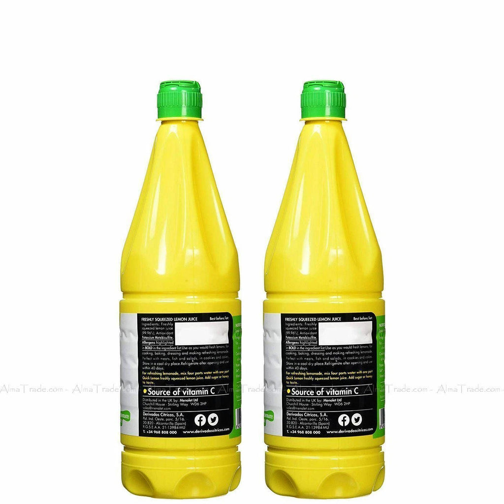 Quick Lemon Freshly Squeezed Juice Not Concentrate Pack of 2 x 1 Litre