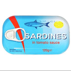 Bestin Sardines In Tomato Sauce 120g Pack of 6, High Protein, Rich in Omega-3