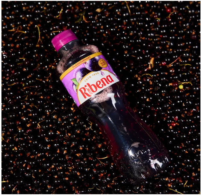 Ribena Blackcurrant Juice Drink 500ml - Pack of 12 Real Fruit Rich In VitaminC