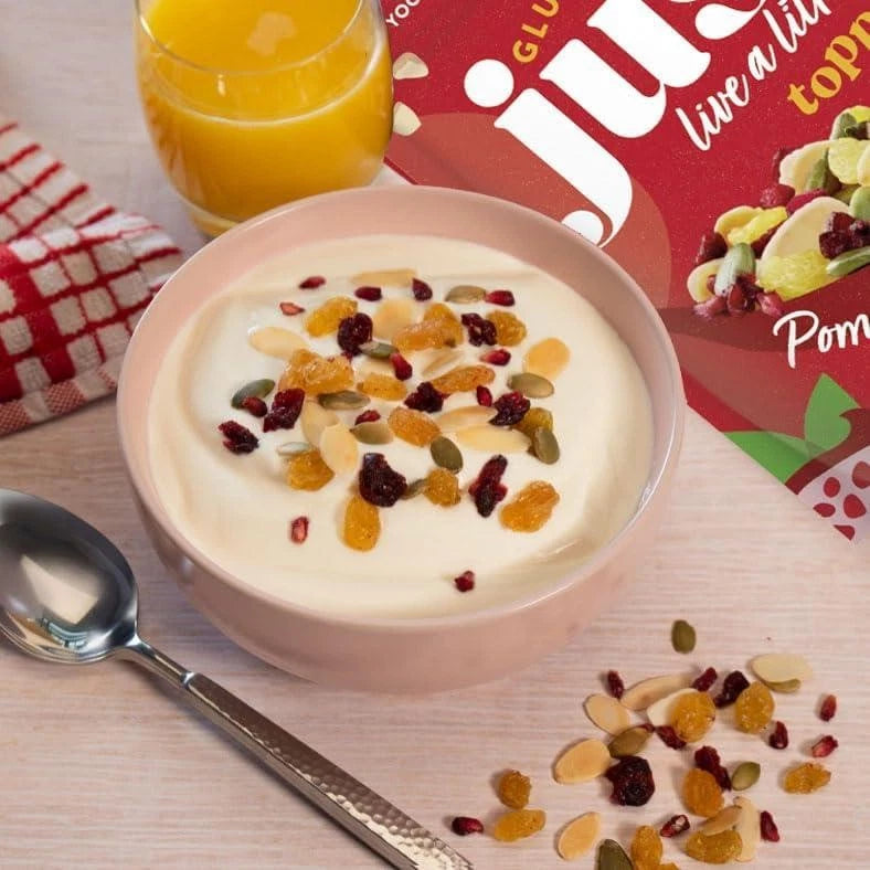 Just Pomegranate & Almond Topper Seeds Cereal Granola Salad Gluten Free Pack 1kg