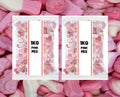 2 Pack of Pink Mix Sweets, 1kg Assorted Chewy and Fizzy Candy
