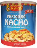 Rico's Premium Nacho Cheddar Cheese Sauce Tortilla Chips Ricos Dip 3kg Tin