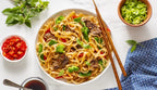Loo Choo Wide Noodle Wheat-Based, Ideal for Soups and Stir-Fries, 300g
