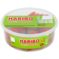 HARIBO Giant Strawbs Strawberry Flavour Chewy Jelly Sweets Tub 825g