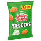 Golden Wonder Saucers Sour Cream & Onion Flavour 40g Pack of 18