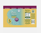 John West Tuna Steak with Sunflower Oil, No Drain, Set of 5 Cans x110g