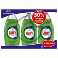 Fairy Washing Up Dishwashing Liquid Original Green 900 ml x 6