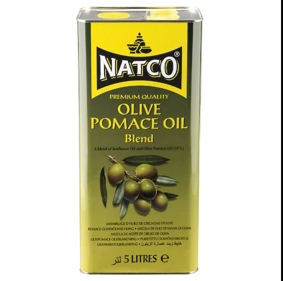 NATCO Pomace Olive Oil 5L – Premium Quality Cooking Oil for Frying, Roasting