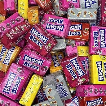 Haribo MAOAM Bloxx Fruit & Cola Flavour Chewy Sweets Tub 880g
