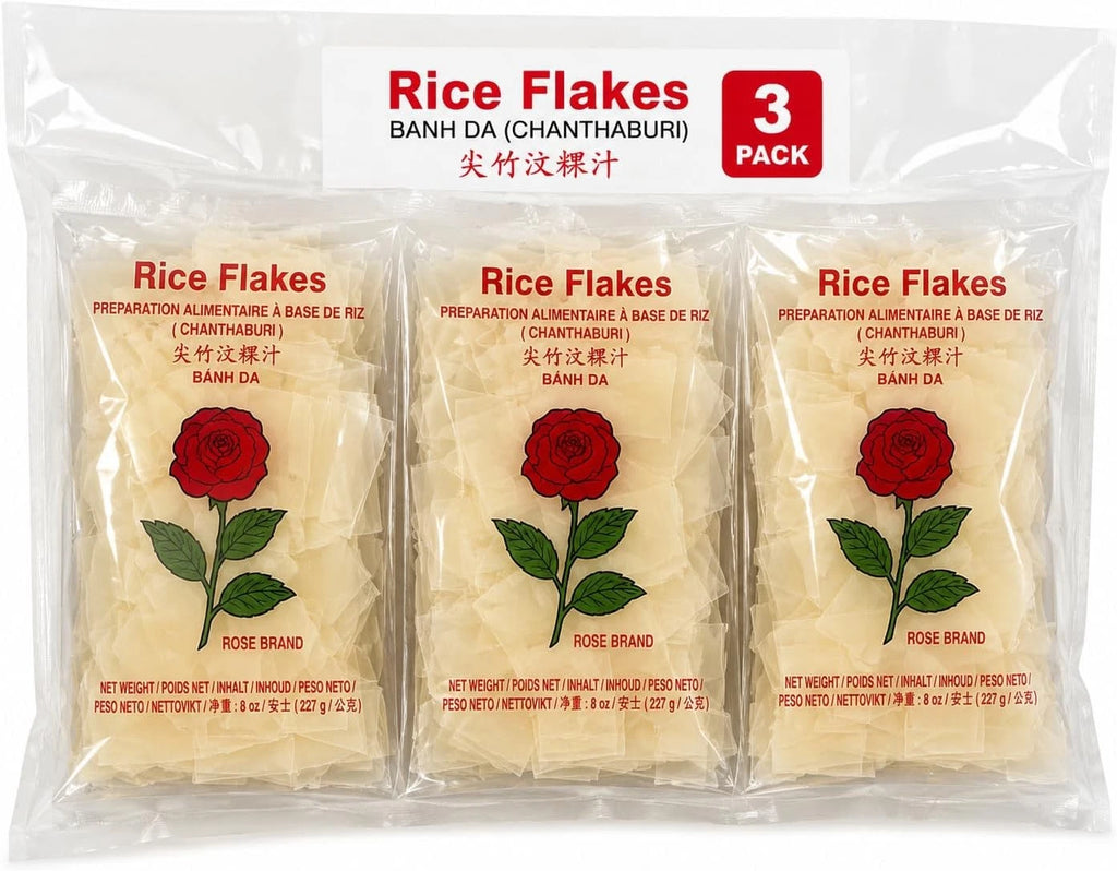 Rice Flakes Noodles Banh Da Chanthaburi 3 Pack 227g Easy to Cook