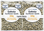 Bodrum Dakota Roasted and Salted Sunflower Seeds, 300g Pack of 2