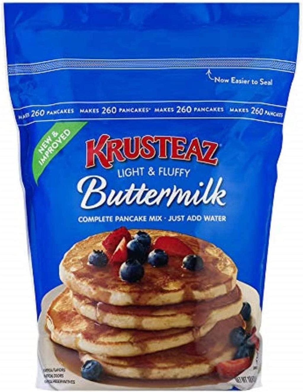 Krusteaz Buttermilk Complete Pancake Mix Just Add Water 4.53kg Reusable Pouch