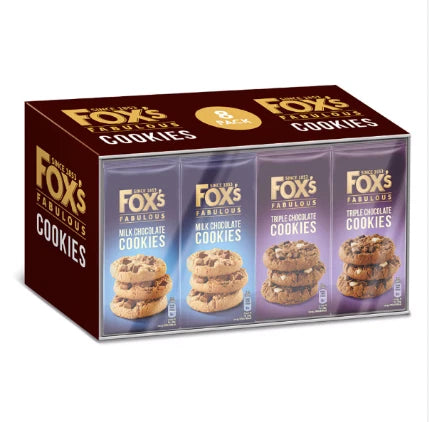 Fox's Fabulous Cookies Assortment Bundle, 8 x 180g