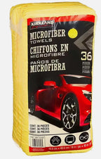 Kirkland Microfibre Ultra Plush Eurow Microfiber Car Cloth Pack of 9 x 36 Towels
