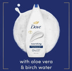 Dove Nourishing Body Wash 0% Sulfate SLES for Softer & Smoother Skin 450ml, 3 Pk