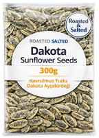 Bodrum Dakota Roasted and Salted Sunflower Seeds, 300g Pack of 2