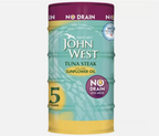John West Tuna Steak with Sunflower Oil, No Drain, Set of 5 Cans x110g