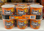 Nongshim Spicy Chicken Bowl Chewy Noodles, Quick Meal 100g Pack of 6
