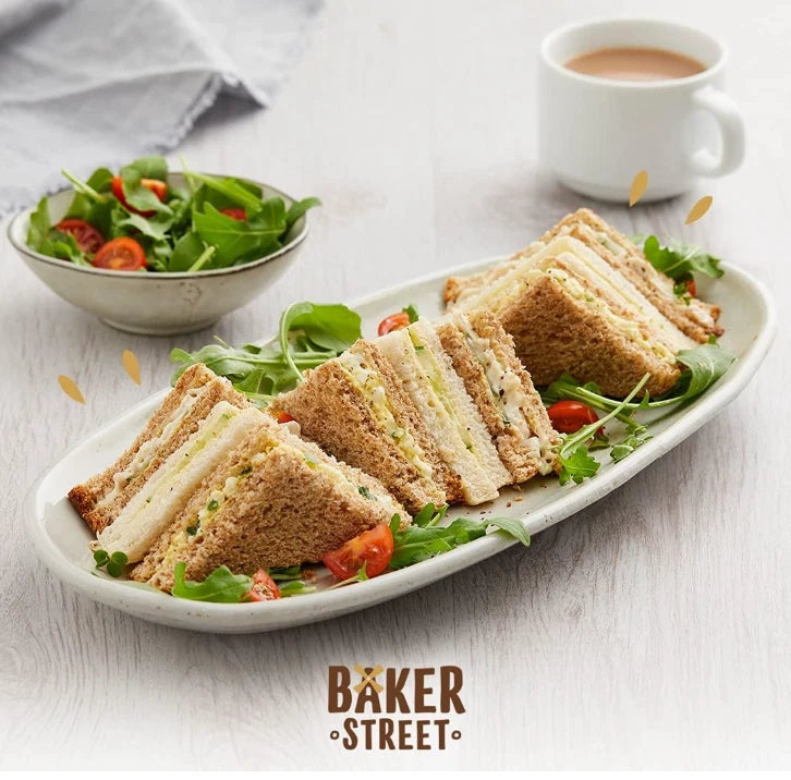 Baker Street White Bread 550g Cleverly Packed for Long Life Freshness Pre-Sliced