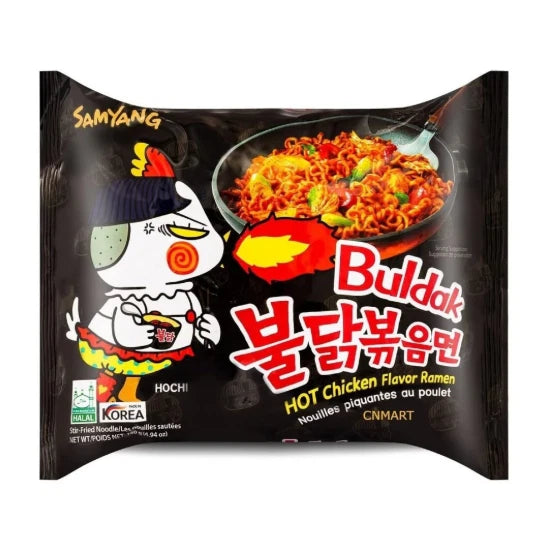 Samyang Buldak Hot Chicken Flavor Ramen Noodles 5 Pack of 140g
