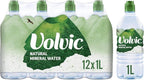 Volvic Natural Bottled Mineral Still Water 12 x 1L