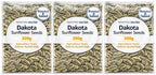 Bodrum Dakota Roasted and Salted Sunflower Seeds, 300g Pack of 3