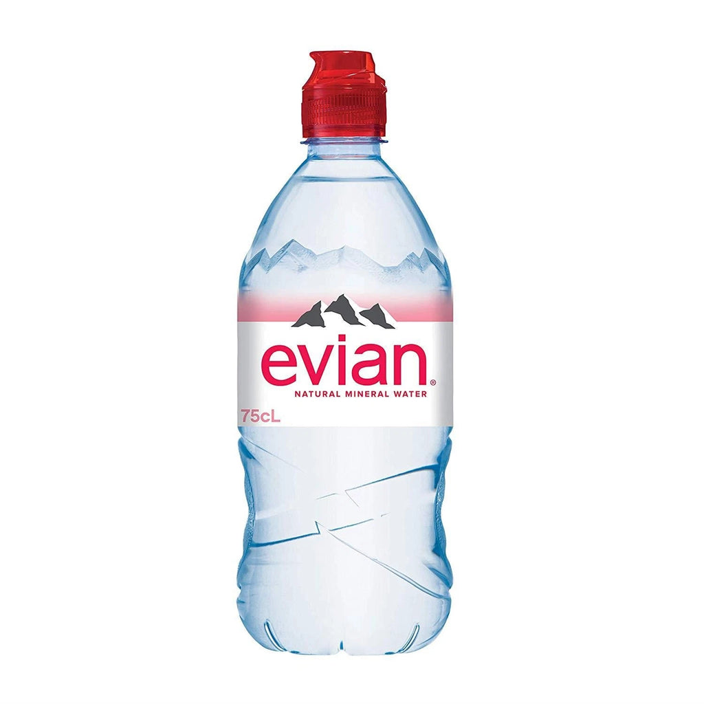 Evian Sports Mineral Water 750mlx12