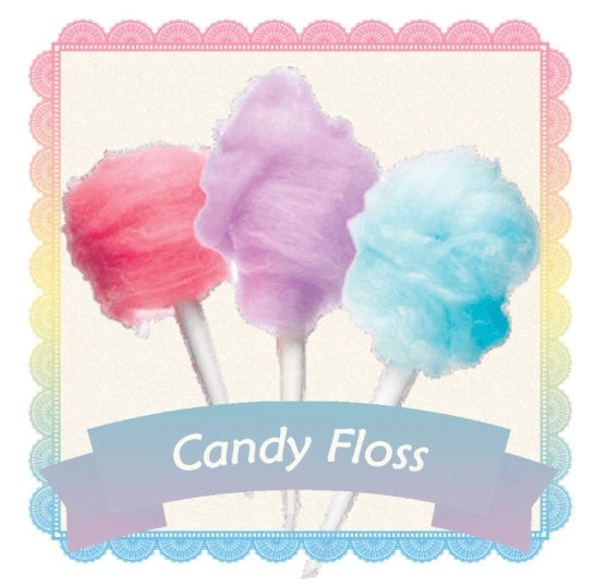 SweetZone Candy Floss, Cotton Candy in Tubs, 50g Each, Pack of 6
