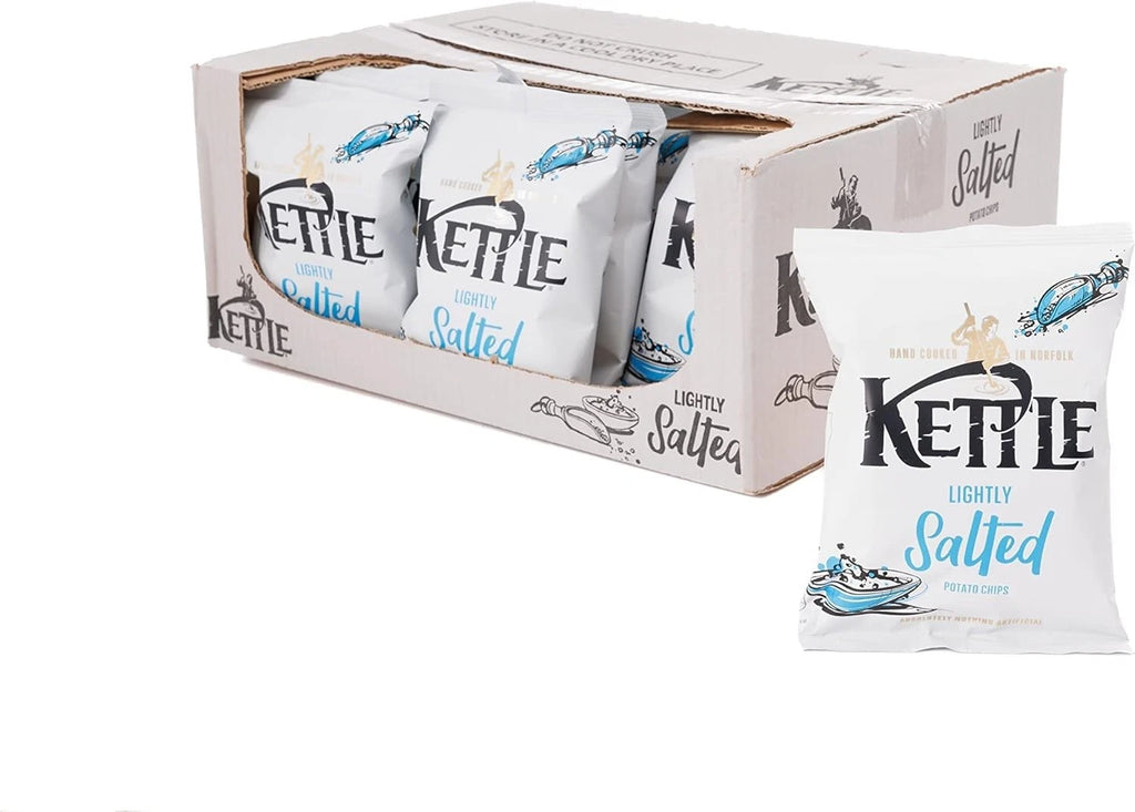 Kettle Potato Chips 18 Pack Box 40g per Pack Sea Salt & Black Pepper, Mature Ch
