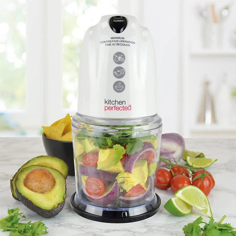 Kitchen Perfected 260W Multi Chopper,1 Speed,Steel Blade,Cream - E5416WI