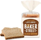 Baker Street Sliced Brown Bread 600g Wholemeal Bread (Pack of 2)