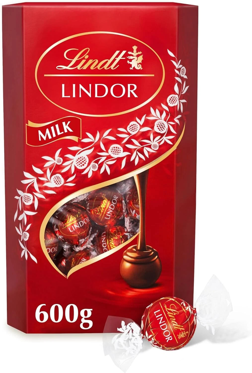 Lindt Lindor Milk Chocolate & Salted Caramel Milk Chocolate Truffles, 600g Each