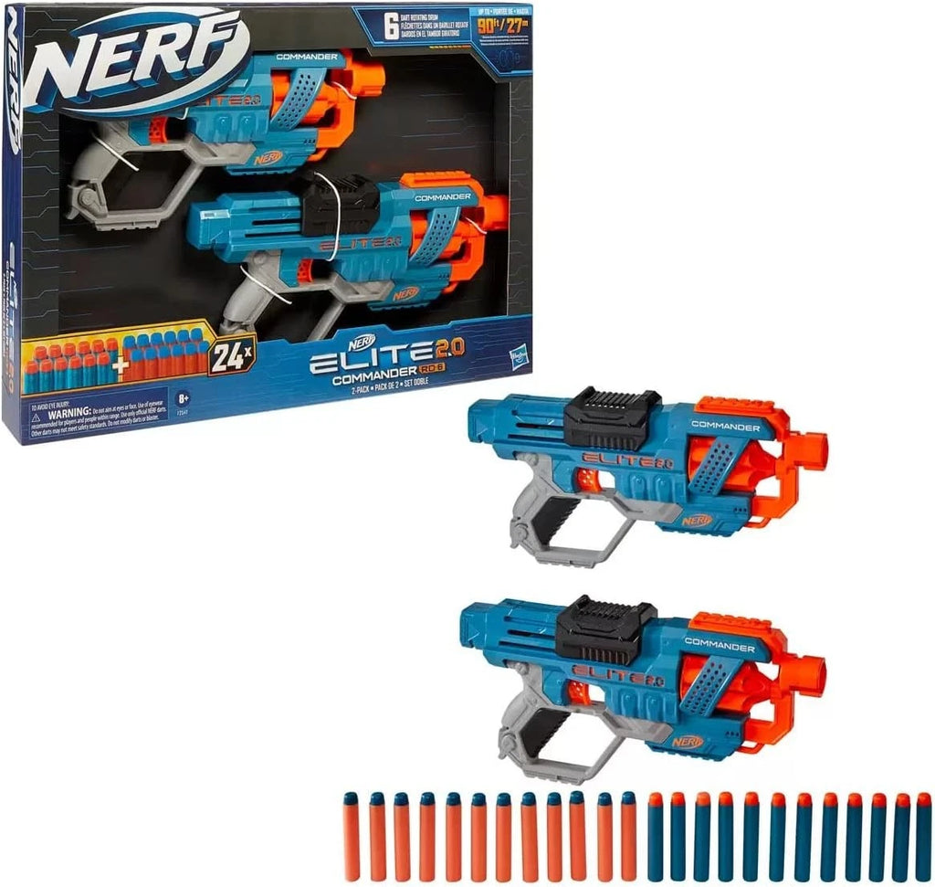 Nerf Elite 2.0 Commander RD-6, 2 Pack (8+ Years)