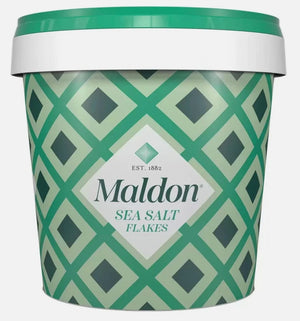Maldon Sea Salt Flakes Soft & Crunchy Food Cooking Catering White Spice Tub 570g