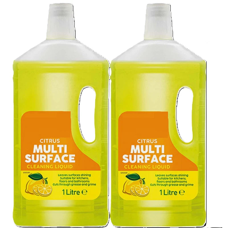 Bestin Citrus Multi Surface Cleaning Liquid 1Ltr Pack of 2