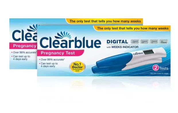 Clearblue Digital Pregnancy Test Sticks Clear Result Smart Dual Sensor 4 Tests