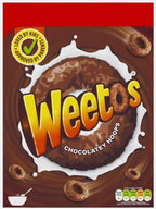 Weetos Chocolatey Hoops Breakfast Cereal Wholegrain Weetabix Crunchy Pack 2x600g