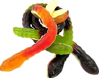 Jelly Snake, Fruit Flavoured, Bulk Bag, 1kg, Perfect for Parties and Sharing