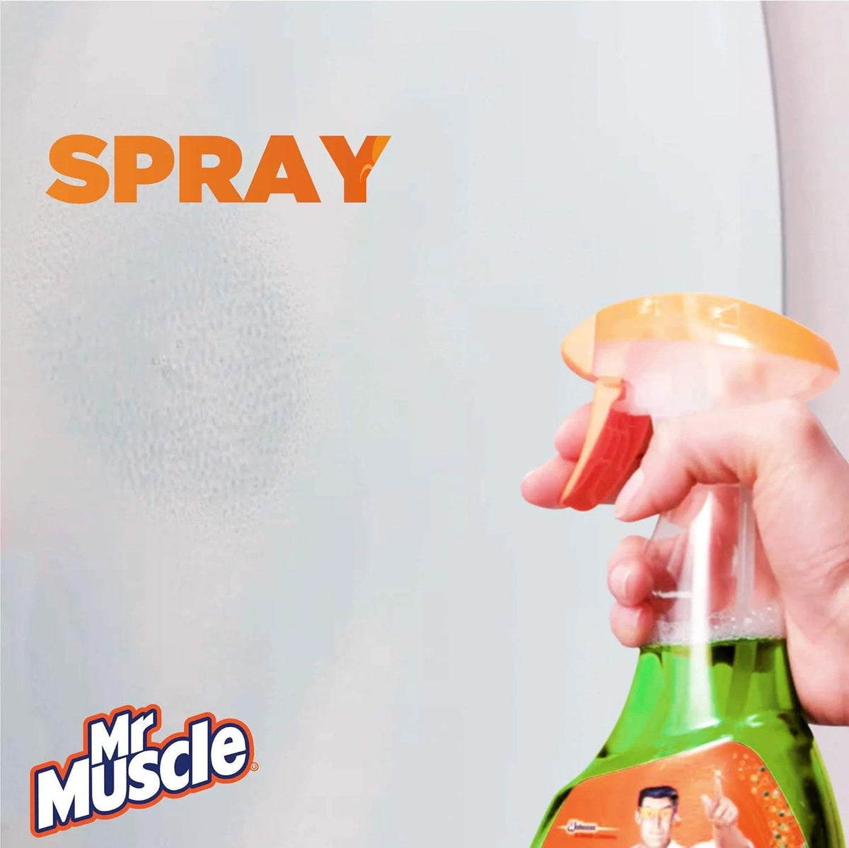 Mr Muscle Platinum Window & Glass Cleaner Spray, 750ml Pack of 6