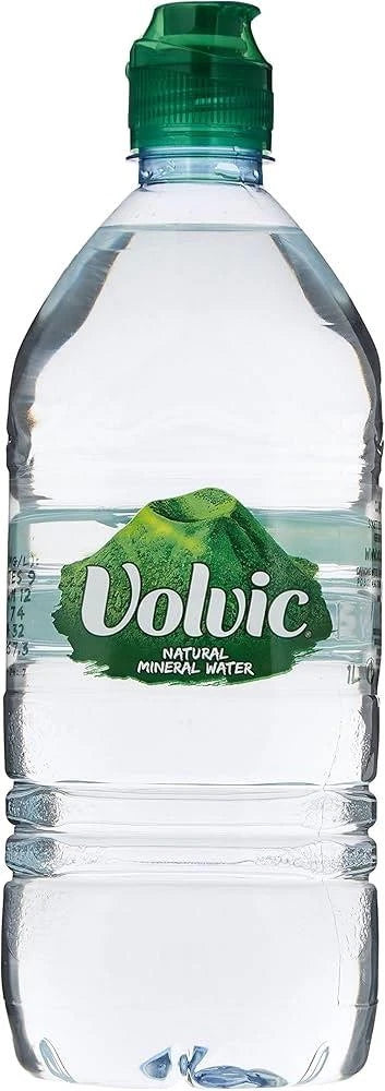 Volvic Natural Bottled Mineral Still Water 12 x 1L
