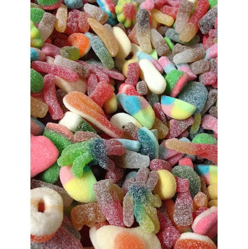 Fizzy Jelly Mix, Chewy and Fizzy Sweets Variety, 1kg