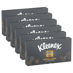 Kleenex Extra Large Facial Tissue 2ply 90 Sheets, Pack of 6