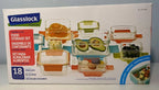 Glasslock Premium Food Storage Boxes 18 Pieces Set