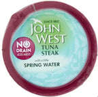 John West No Drain Tuna Steak in Spring Water, 5 x 110g