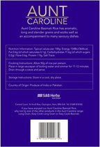 Aunt Caroline Basmati Indian Rice Aromatic Fluffy Delicate Grains Pack of 5kg