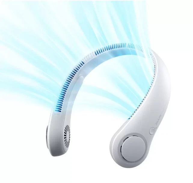 Jisulife Portable Personal Neck Fan 2 Pack Rechargeable Hands Free Bladeless
