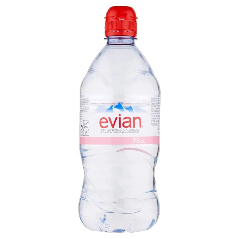 Evian Sports Mineral Water 750mlx12