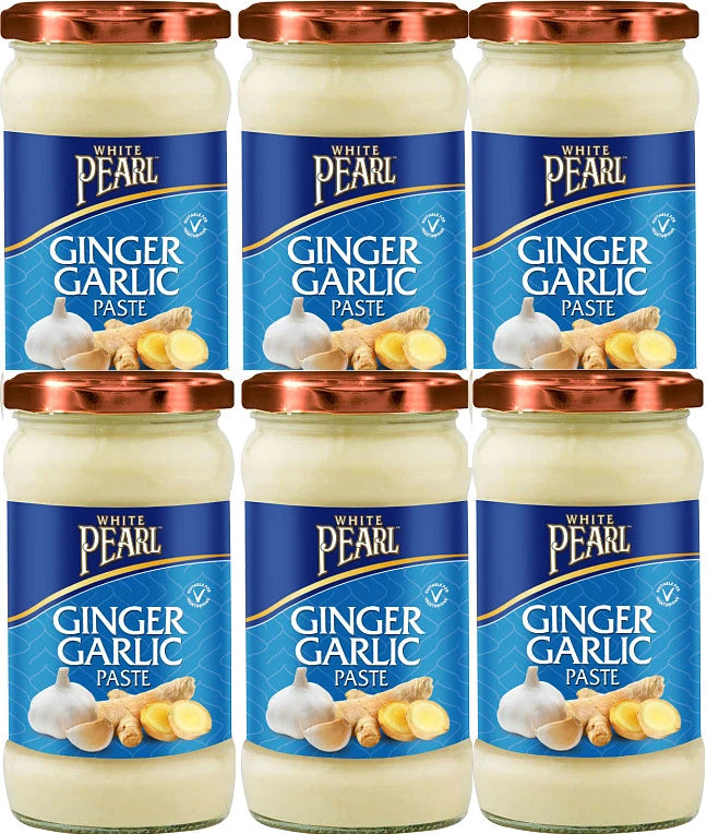 White Pearl Ginger & Garlic Paste 340g Pack of 6