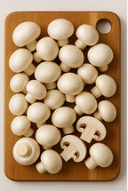 Bestin Whole Button Mushrooms in Salted Water, 290g, Pack of 6
