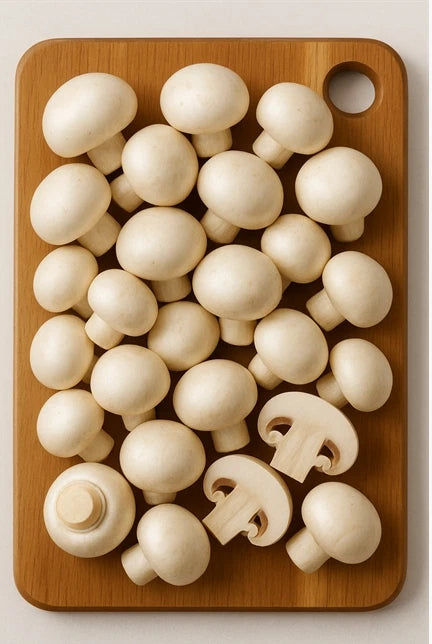 Bestin Whole Button Mushrooms in Salted Water, 290g, Pack of 6